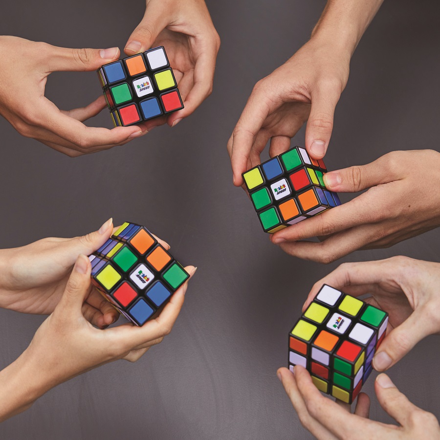 50 Jahre Rubiks Feature 3x3 Spin Master klein
